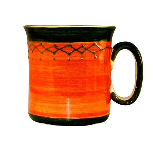 mug-poly-orange-vert-terre-provence-vaisselle-saint-remy-de-provence
