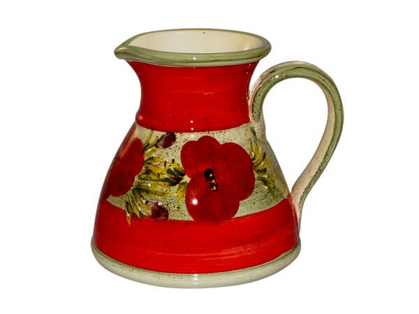 pichet-rond-petit-floralie-terre-provence-vaisselle-poterie-saint-remy-de-provence