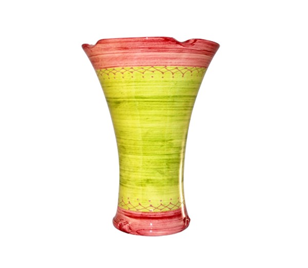 vase-glaieul-grand-poly-rose-vert-vaisselle-artisanat-provencale-terre-e-provence-saint-remy-de-provence-min